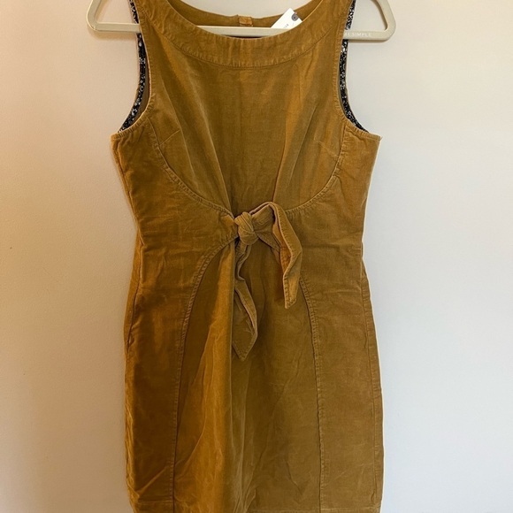 HOLDING HORSES Dresses & Skirts - Anthropologie Holding Horses Corduroy Brown Sleeveless Dress New